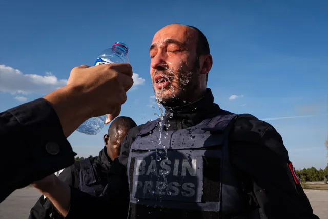 AA'nın Savaş Muhabirliği Eğitiminde Gazeteciler Gerçek Saha Koşullarına Hazırlanıyor