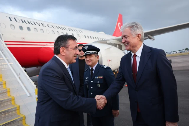 Cumhurbaşkanı Yardımcısı Cevdet Yılmaz İklim Zirvesi İçin Brezilya'da