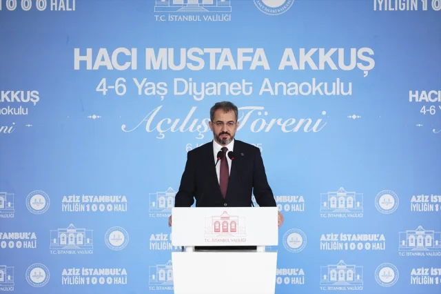 Bakırköy'de Yenilik: Hacı Mustafa Akkuş Diyanet Anaokulu Açıldı
