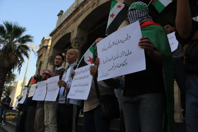 Şam'da Gazze ve Sudan İçin Düzenlenen Dayanışma Gösterisi Merak Uyandırdı