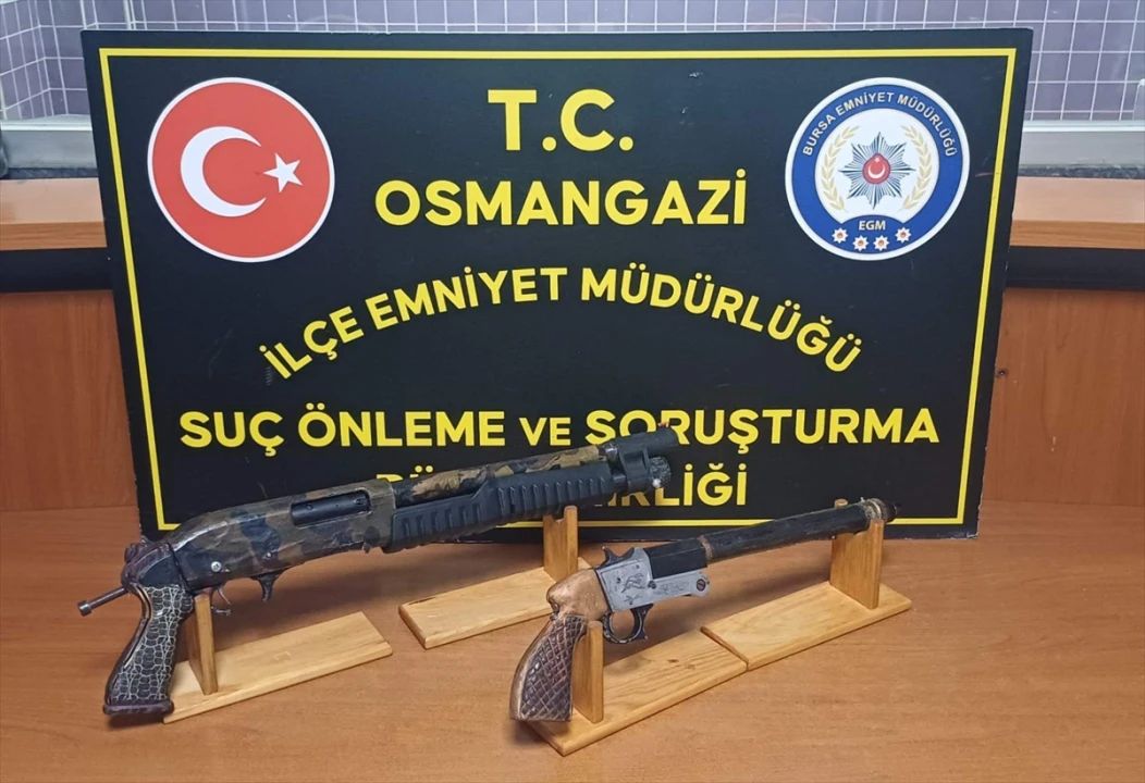 Bursa’da Yasa Dışı Silah Üretimine Çarpıcı Baskın