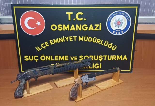 Bursa’da Yasa Dışı Silah Üretimine Çarpıcı Baskın