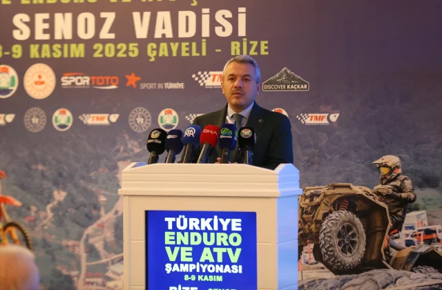 Türkiye Rize'de Motor Sporları Rüzgarı: Enduro ve ATV Şampiy...