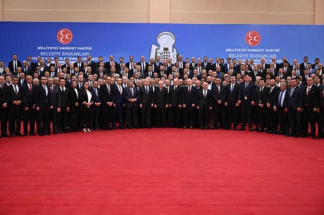 Devlet Bahçeli MHP'li Belediye Başkanlarıyla Önemli Görüşmel...