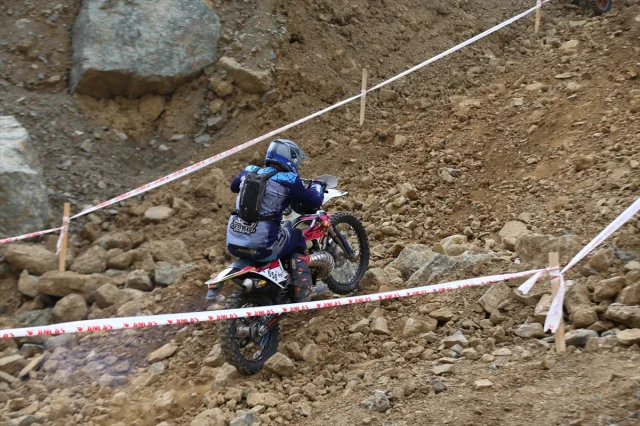 Türkiye Enduro ve ATV Şampiyonası Rize'yi Sallıyor