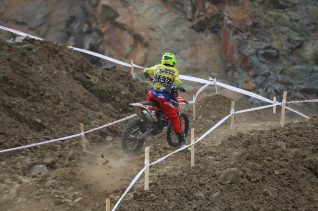 Türkiye Enduro ve ATV Şampiyonası Rize'yi Sallıyor