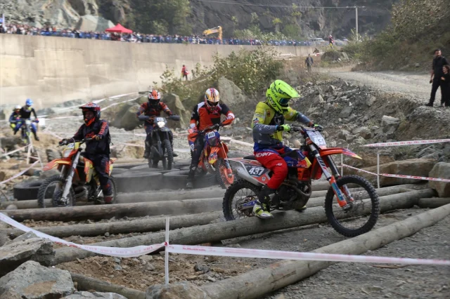 Türkiye Enduro ve ATV Şampiyonası Rize'yi Sallıyor