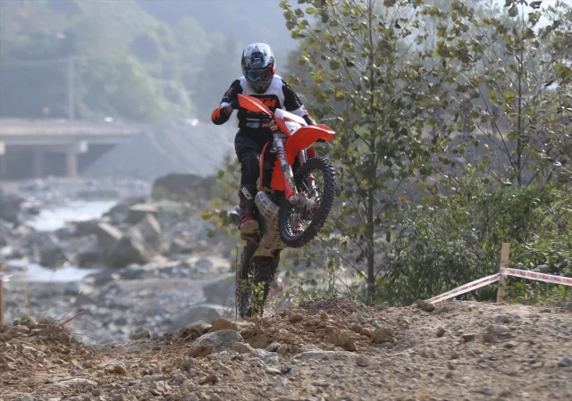Türkiye Enduro ve ATV Şampiyonası Rize'yi Sallıyor