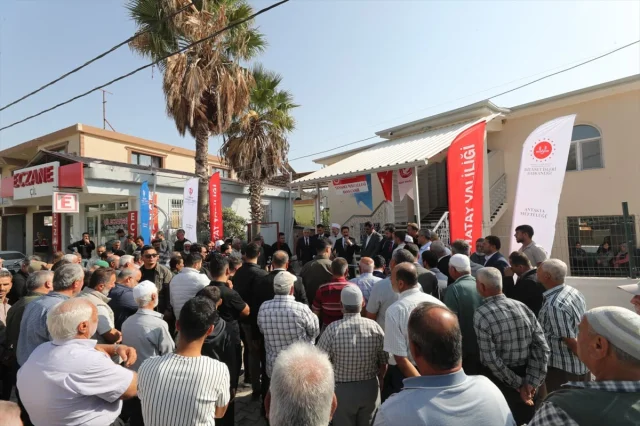 Hatay'da Depremden Sonra Yeniden İnşa Edilen Cami Törenle Açıldı