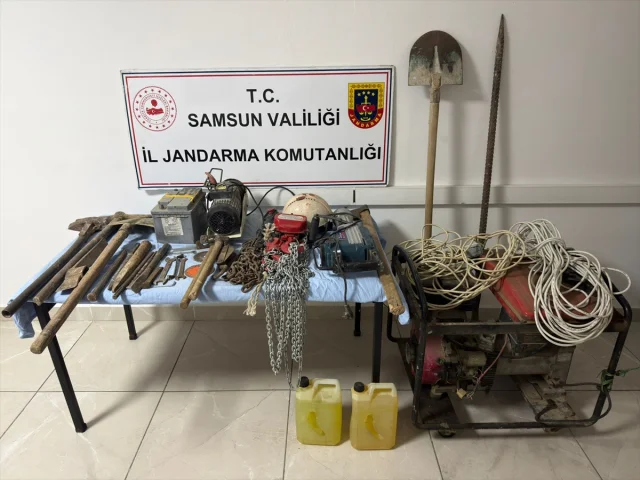 Samsun'da Gizemli Define Operasyonu Heyecan Yarattı