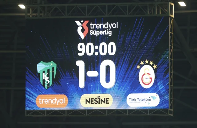 Kocaelispor Galatasaray'ı Şaşırttı Süper Lig'de Dev Sürpriz