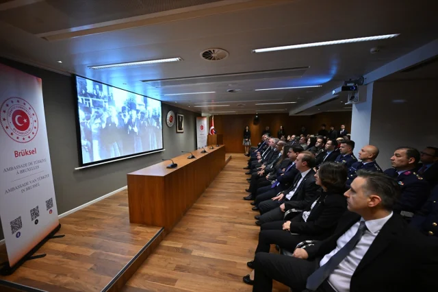 Atatürk'ün 87. Yıl Dönümünde Avrupa'da Anma Törenleri