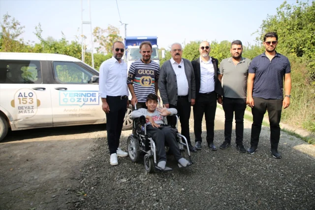 Hatay'da 13 Yaşındaki Ali İçin Yol Asfaltlandı