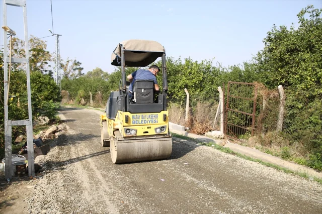Hatay'da 13 Yaşındaki Ali İçin Yol Asfaltlandı