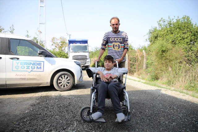 Hatay'da 13 Yaşındaki Ali İçin Yol Asfaltlandı