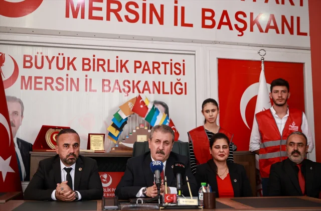 Mustafa Destici'den Mersin'de Birlik Mesajları