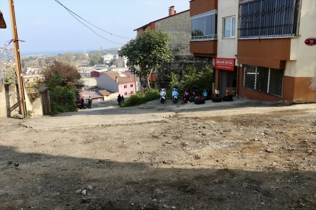 Trabzon'da Hareket Eden Kamyon Kazaya Yol Açtı