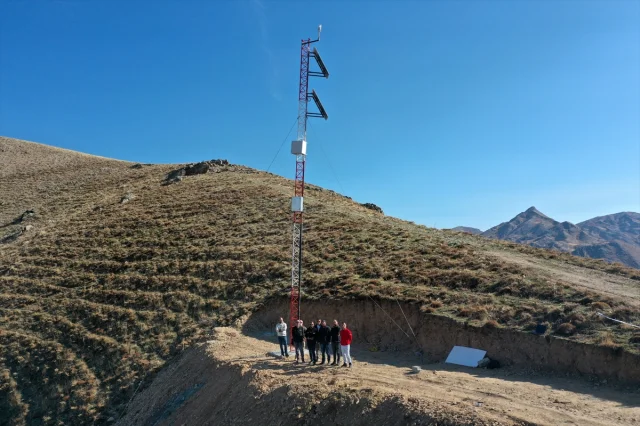 Bitlis'te Yenilikçi Çığ Erken Uyarı Sistemi Kuruldu