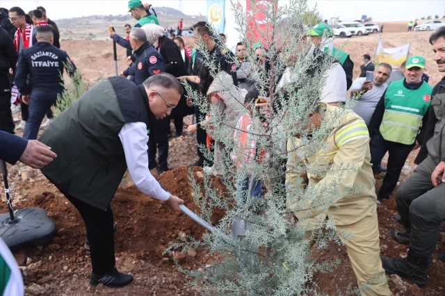 Gaziantep ve Çevresinde Milli Ağaçlandırma Günü Coşkusu