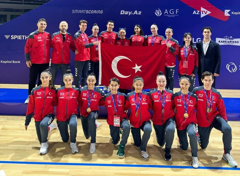 Avrupa Gençler Aerobik Cimnastik'te Türkiye Rüzgarı