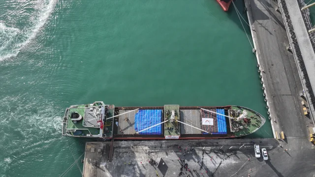 Türk Kızılayın "İyilik Gemisi" Gazze Yolunda Umut Taşıyor