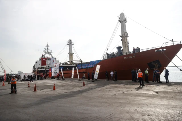 Türk Kızılayın "İyilik Gemisi" Gazze Yolunda Umut Taşıyor