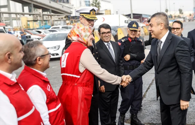 Türk Kızılayın "İyilik Gemisi" Gazze Yolunda Umut Taşıyor