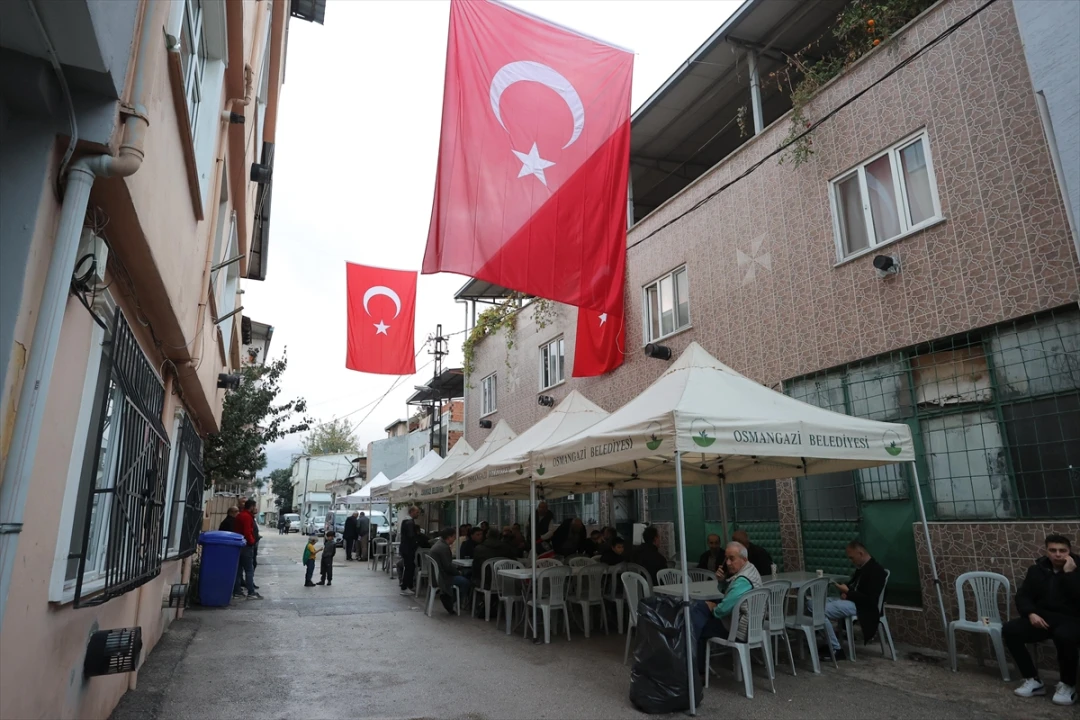 Bursa'da Şehit Ramazan Yağız İçin Duygusal Tören