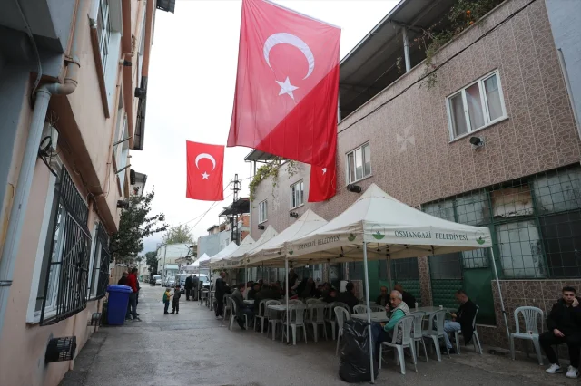 Bursa'da Şehit Ramazan Yağız İçin Duygusal Tören