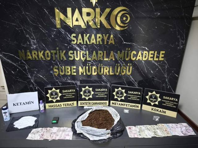 Sakarya'da Uyuşturucu Operasyonunda Şok Anlar