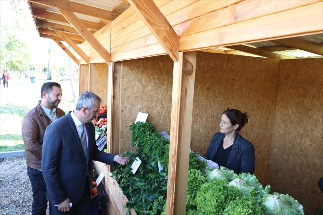 Edirne Millet Bahçesi'nde Organik Pazar Heyecanı