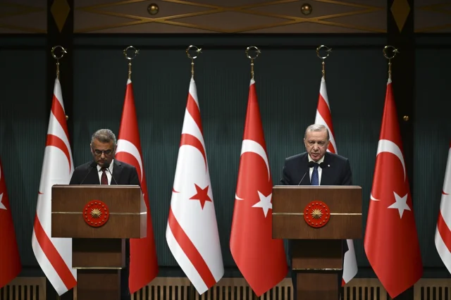 Erhürman ve Erdoğan'dan Kıbrıs Mesajları