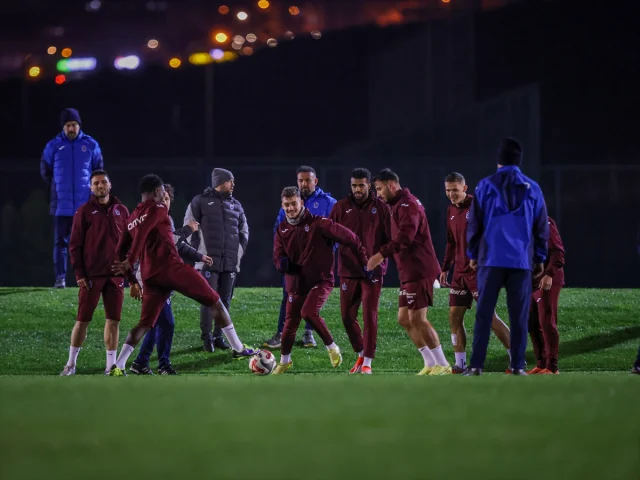 Trabzonspor'un Başakşehir Maçına Hazırlık Süreci Başladı