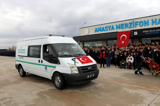 Amasya'da Şehitlerle Duygusal Veda