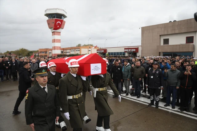 Şehit Astsubay Emre Altıok'un Memleketine Duygusal Veda