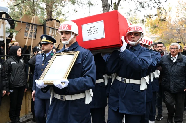 Şehit Binbaşı Nihat İlgen, Kayseri'de Son Yolculuğuna Uğurlandı