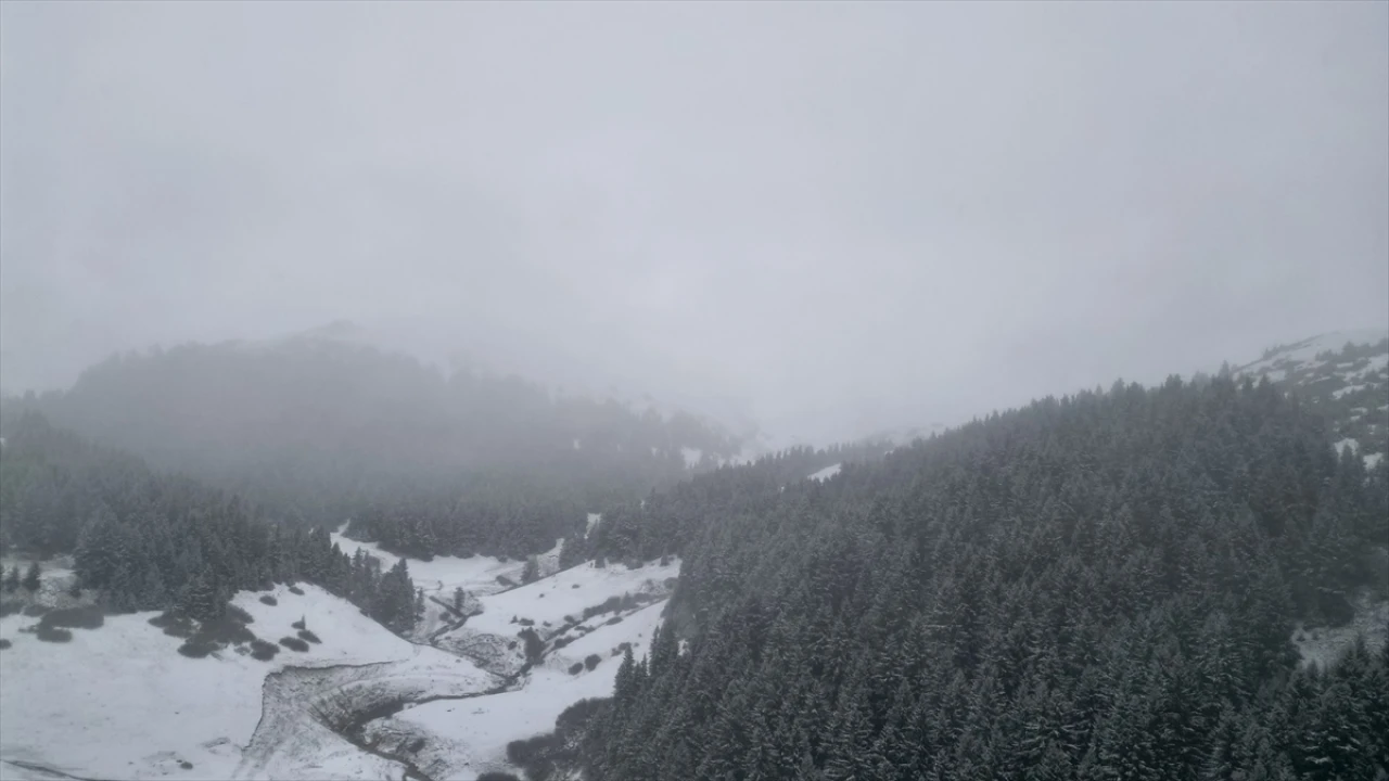 Kümbet Yaylası'nda Eşsiz Kar Manzarası