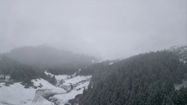 Kümbet Yaylası'nda Eşsiz Kar Manzarası