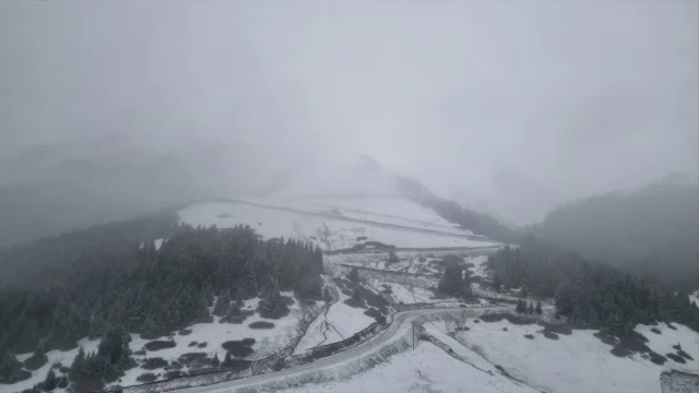 Kümbet Yaylası'nda Eşsiz Kar Manzarası