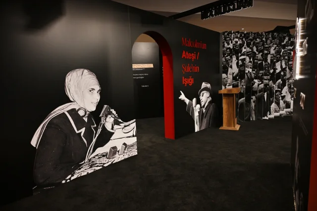 Şule Yüksel Şenler ve Malcolm X'in Bıraktığı İzler Yankılar Sergisinde