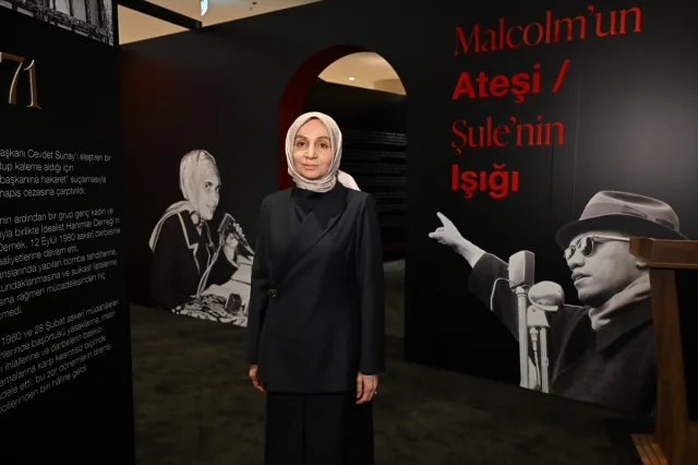 Şule Yüksel Şenler ve Malcolm X'in Bıraktığı İzler Yankılar Sergisinde