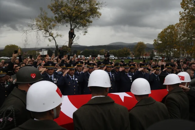 Samsun'da Şehit Asker Emre Altıok'a Hüzünlü Veda