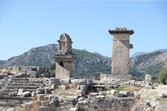 Antalya'nın Sırrı Xanthos Antik Kenti Tarihi Kimliğini Koruyor