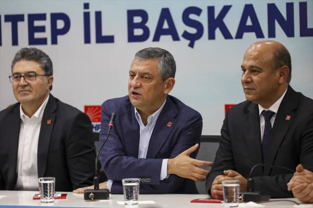 Özgür Özel Gaziantep'te Destek Arayışında