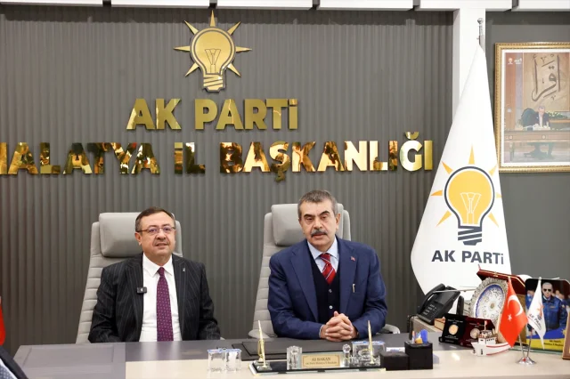 Milli Eğitim Bakanı Tekin'den Malatya'da Önemli Açıklamalar