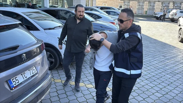 Samsun'da Cinayet Şoku Zanlı Cezaevine Gönderildi
