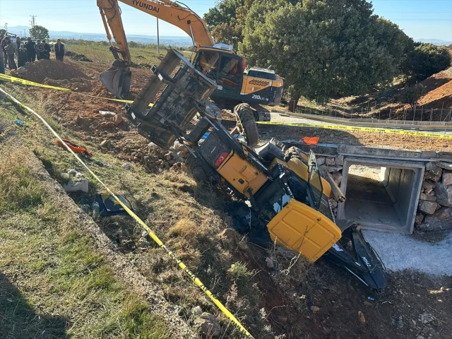 Uşak'ta inşaat çalışmasında trajik kaza