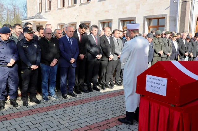 Ordu'da Kıbrıs Gazisi Mahmut Akbolat'a Duygu Dolu Veda