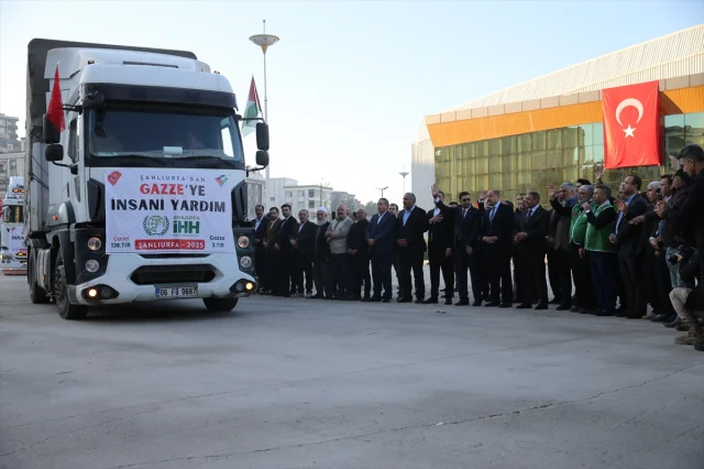 Şanlıurfa'dan Gazze'ye Uzanan Yardım Eli: Dev Tırlar Yola Çıktı