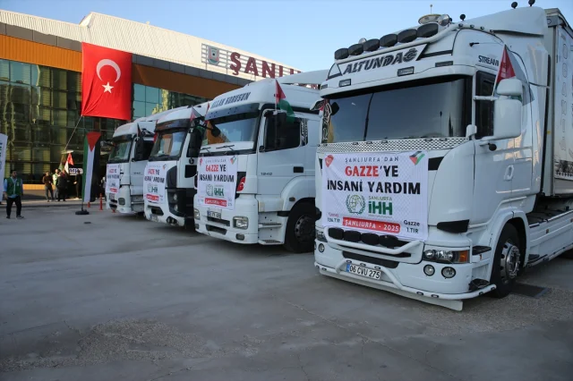 Şanlıurfa'dan Gazze'ye Uzanan Yardım Eli: Dev Tırlar Yola Çıktı